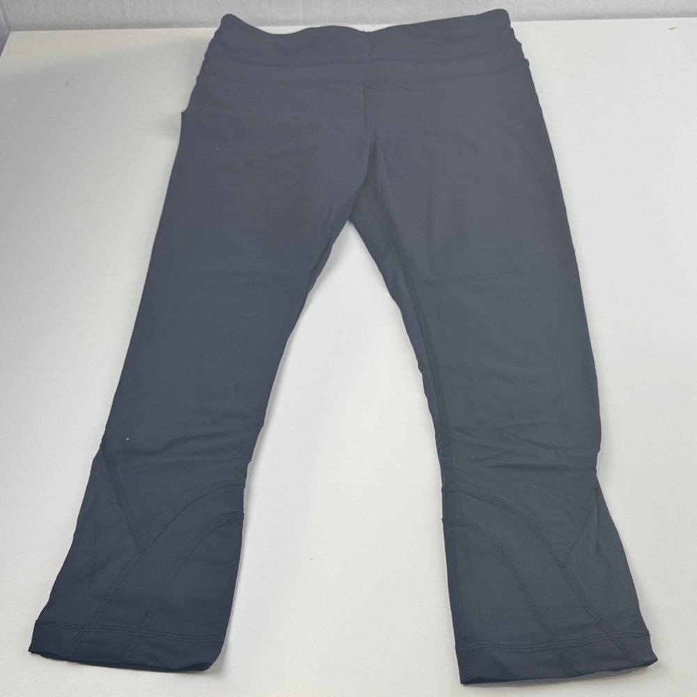 Lululemon Athletica Cropped Black Leggings